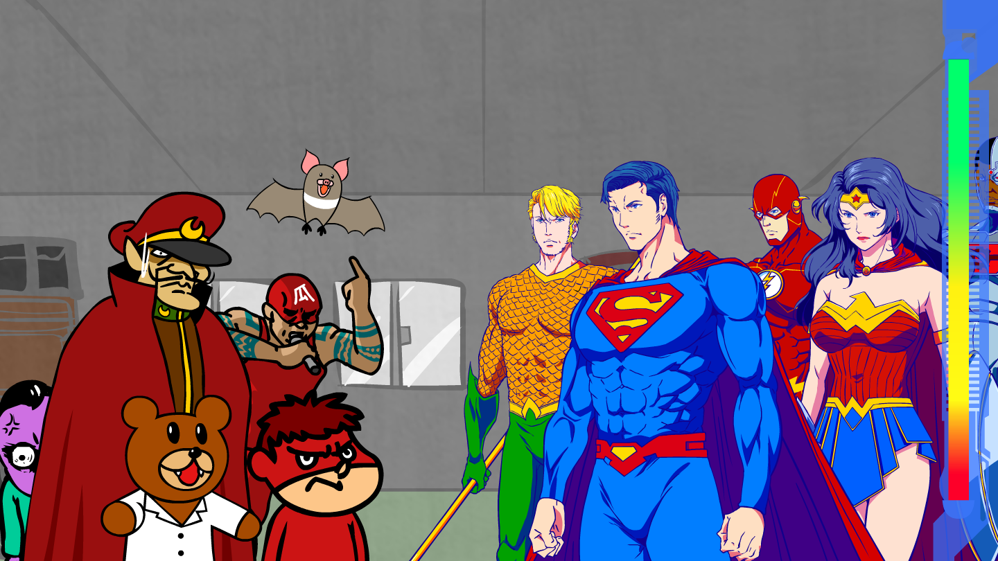 (C)Warner Bros. Japan and DLE. DC characters and elements (C)&TM DC Comics. Eagle Talon characters and elements (C)&TM DLE. All Rights Reserved.