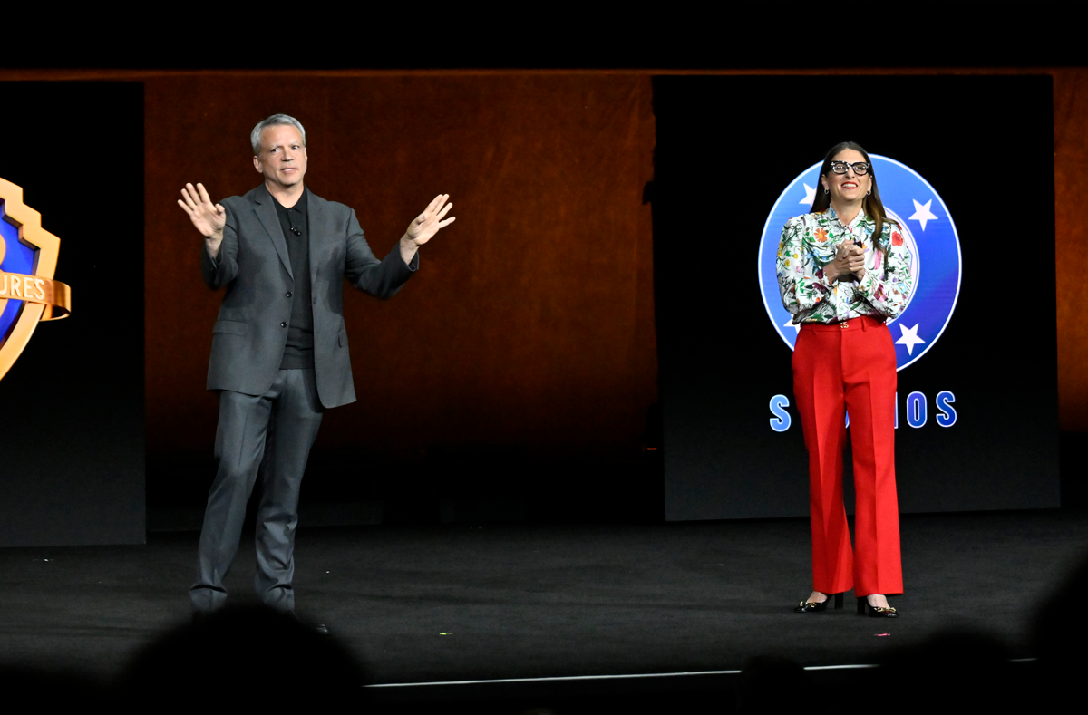 Warner Bros. Motion Picture Group共同CEOのパメラ・アブディ氏とマイケル・デ・ルカ氏